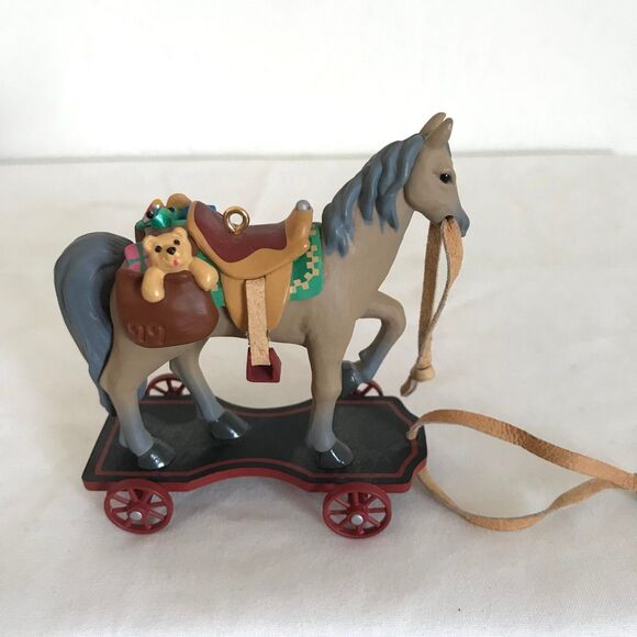 Hallmark Keepsake Christmas Ornament 1999 A Pony For Christmas #2 in series - Picture 3 of 9